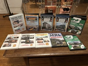 Lotto 10 DVD Treno Ferrovia DVD Highball Green Frog C Vision Produzioni Testato - Foto 1 di 7