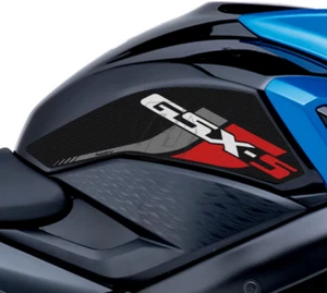 Suzuki GSX-S750 GSXS 750 Z 2017-2021 almohadillas laterales del tanque de combustible pinza calcomanía negra - Imagen 1 de 2