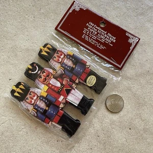 Vintage 1993 Mini Papier gestanzte Girlande Neu in Verpackung Nussknacker klassisch Weihnachten 114 Zoll - Bild 1 von 3