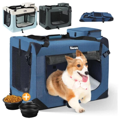 Faltbare Transportbox für Haustiere Größen XL 81 x 58 x 58 cm Hundetransportbox - Bild 1 von 4