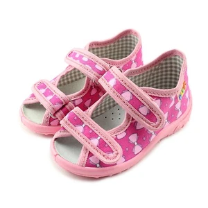 Nazo Girls Canvas Open Toe Sandals with Leather Innersole - Picture 1 of 8