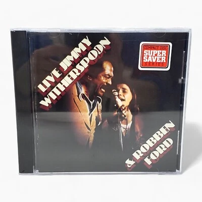 Jimmy Witherspoon & Robben Ford Live CD Avenue Jazz Blues Guitar 1993 Rhino - Image 1 of 4