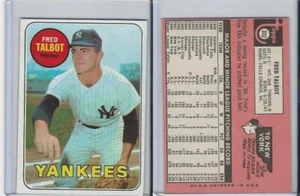 1969 Topps Baseball, #332 Fred Talbot, New York Yankees - Bild 1 von 1