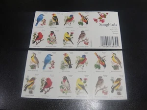 USA 2014 Sc#4882-91b Song Birds FOREVER Stamp Booklet Pane of 20 MNH XF - Picture 1 of 1