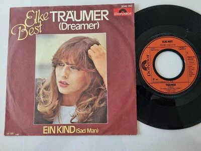 7" Single Elke Best - Träumer Vinyl Germany/ CV Supertramp - Dreamer - Image 1 of 4