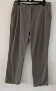 ROHAN WINTER ROAMERS SLATE GREY FLEECE LINED TROUSERS SIZE 14R WAIST 36" LEG 31" - Picture 1 of 8