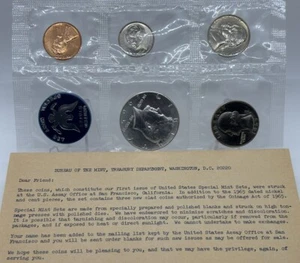 1965 UNITED STATES MINT SPECIAL SET IN ENVELOPE - Picture 1 of 8