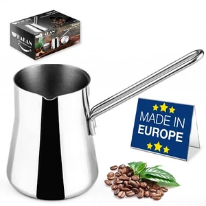 Hakan Topkapı Cafetière Turque en Acier Inoxydable, Cafetière Turque - Photo 1/18