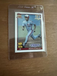 1991 Topps Desert Shield Expos Delino Deshields 432 Sharp Corners&Surface  Mint - Picture 1 of 2