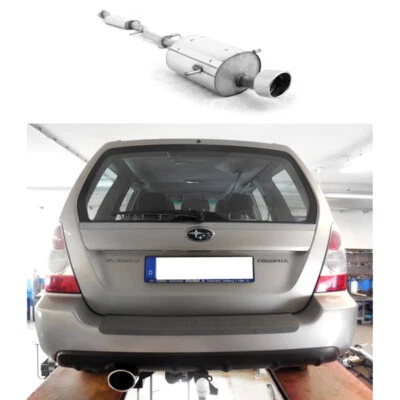 Impianto completo Fox acciaio inox V2A dal cat. per Subaru Forester SG anno 02 - 129x106mm - Immagine 1 di 4