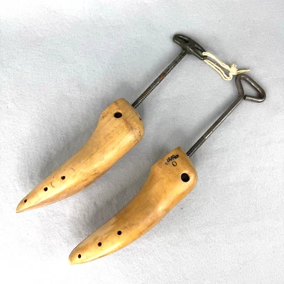 Lote de 2 maca de madeira vintage sapateiro profissional - Imagem 1 de 4