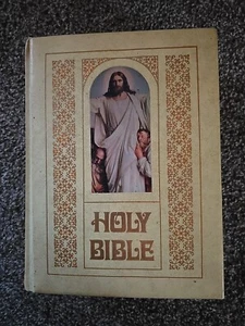 1969 Holy Bible New Clarified Reference Red Letter Edition Vintage Book - Bild 1 von 5