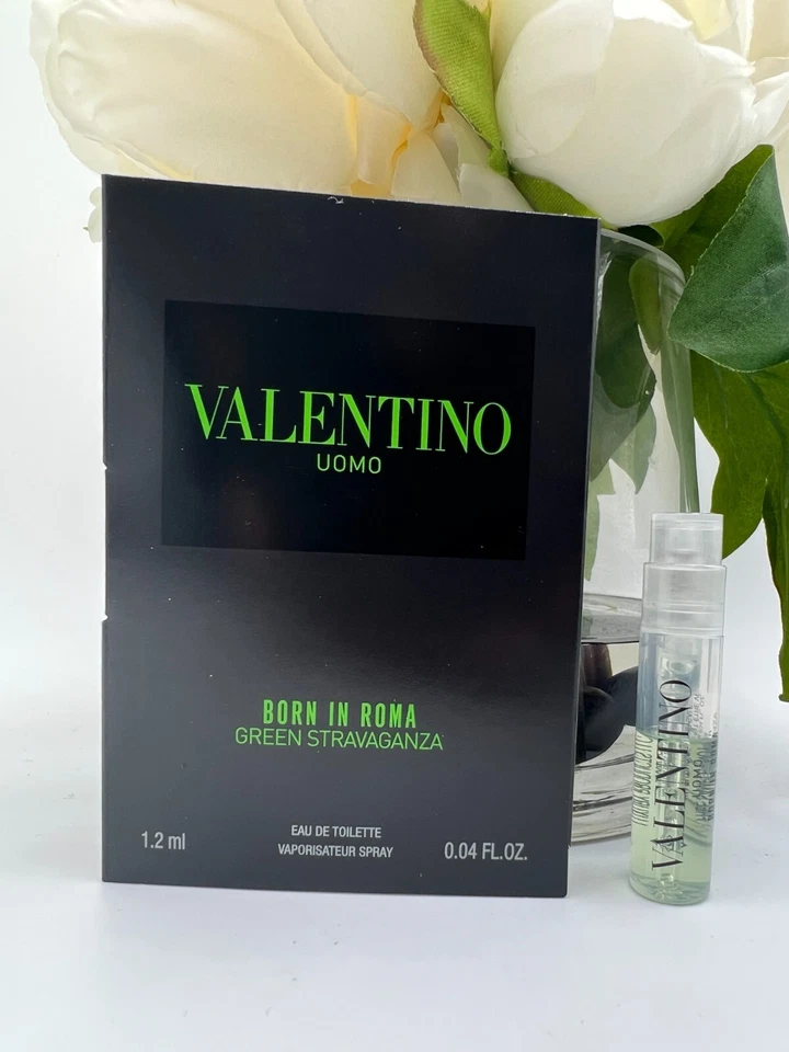 Valentino Uomo Born in Roma Green Stravaganza Eau de Toilette Muestra Spray 1,2 ml Foto 1 de 1