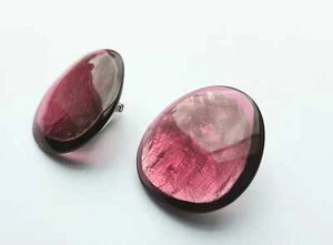 Ohrclip "VIOLETT" Muschel in Harz/Resin von Culture Mix NEU - Bild 1 von 3