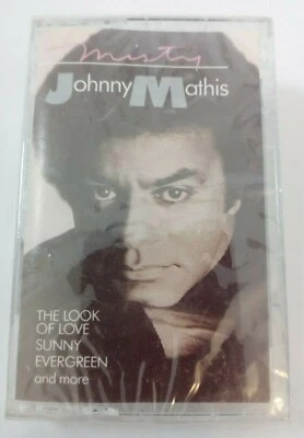 Johnny Mathis SONY Music MISTY Cassette Tape Vintage 1991 Evergreen New Sealed - Image 1 of 2