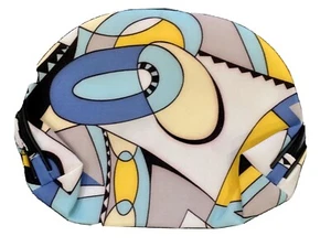 Bunte Kosmetiktasche im Stil der 1990er Jahre ~ 9,5 x 7,5 " - Bild 1 von 5