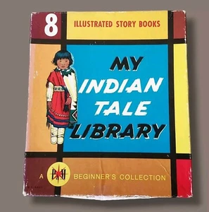 My Indian Tale Library Children's Book Set in Box 1965 - Picture 1 of 8