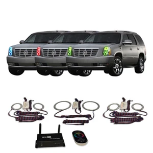 Kit de halo de faros RGB multicolor WIFI para Cadillac Escalade 07-14 - Imagen 1 de 6