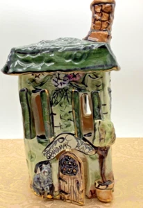 Blue Sky Clayworks Grandma’s Place Cat Signed Heather Goldminc Candle House 8.5” - Picture 1 of 7