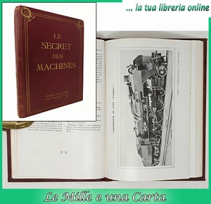 libro di trasporti locomotiva paquebot sottomarini LE SECRET DES MACHINES treni - Bild 1 von 13