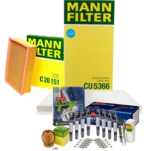 Mann Filter Denso 8 Coils 8 Platinum TT Spark Plug TuneUp Kit For BMW E53 V8 N62 - Picture 1 of 1