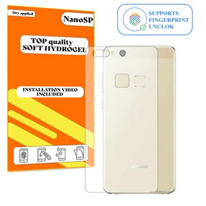 Back Protector For Huawei P10 Lite Hydrogel Cover - Clear TPU FILM - Picture 1 of 4