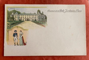 cpa 75 PARIS - Souvenir de la Belle Jardinière - La Malmaison - Foto 1 di 2