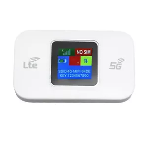4G LTE Mobile WiFi Router Color Screen Mobile Hotspot Device Support 10 User QUA - Zdjęcie 1 z 12
