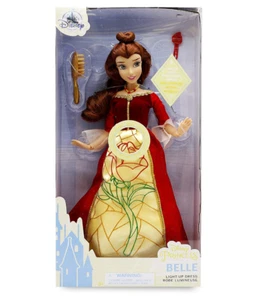 Disney Store Original Princess Belle Classic Doll Light up dress w sound NEW - Picture 1 of 2