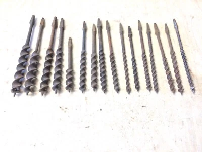 16 number Scotch and solid nose auger bits - Image 1 of 4