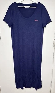 PETER ALEXANDER Navy Nightie Nighshirt Dress Size L #32103 - Picture 1 of 6