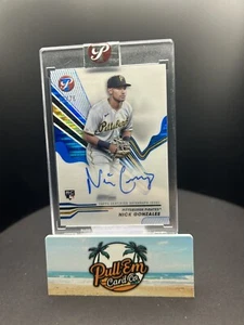 2024 Topps Pristine Nick Gonzales RC Blue Pristine Refractor Auto 50/75 - Bild 1 von 2