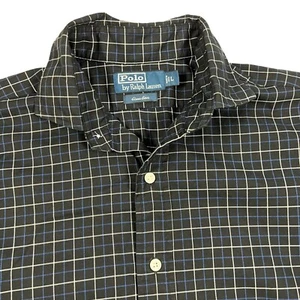 Polo Ralph Lauren Herren L Classic Estate schwarz kariert L/S Button Down Hemd - Bild 1 von 11