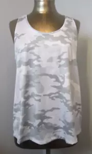 Athletic Works Gray/White Camo Tank Womens Size L Chest 38 Racerback 223-33768 - Picture 1 of 7