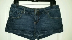 Wet Seal jeansblau Baumwolle abgeschnitten Shorts Junior 11 - Bild 1 von 1