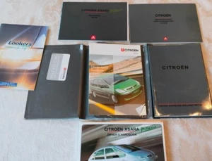 CITROEN XSARA PICASSO OWNER HANDBOOK MANUAL PACK + AUDIO + NETWORK BOOK + WALLET - Picture 1 of 12