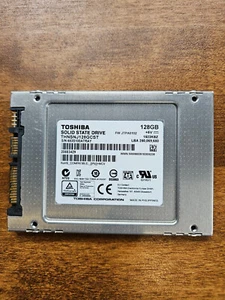 Toshiba 128GB 6Gbps SATA 2.5" SSD THNSNJ128GCST - Used Tested Works Great! - Picture 1 of 2