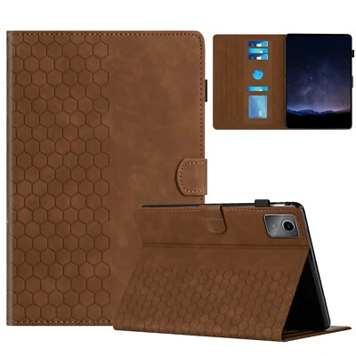 For Lenovo Tab P11/M11/M10/M9 PU Leather Pattern Wallet Stand Smart Case Cover - Image 1 of 4