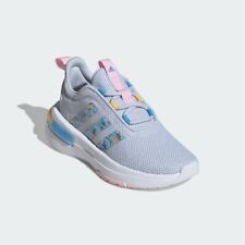 Kids Adidas Racer TR23 Blue/Pink Sneakers Size Big Kids 2.5 New