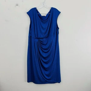 Vestido de noche Dressbarn Collection azul brillante sin mangas para mujer talla 22 - Imagen 1 de 7