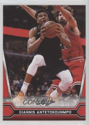 2021 Leaf Multisport Blaster Red Giannis Antetokounmpo #04 - Image 1 of 2