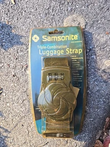 Samsonite Triple combination locking Luggage Strap New In Package. Secured 72”  - Picture 1 of 5
