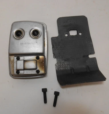 Silenciador recortadora con junta y tornillos Husqvarna 125L 128LD 128CD 125E 125C fabricante de equipos originales Foto 1 de 4