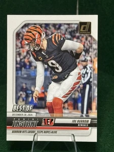 2025 Donruss Best Of Instant Joe Burrow #INS-JBW - Bengals - Picture 1 of 6