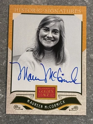 MAUREEN McCORMICK 2012 Panini Golden Age Historic Signatures Auto Autograph Sp - Image 1 of 2