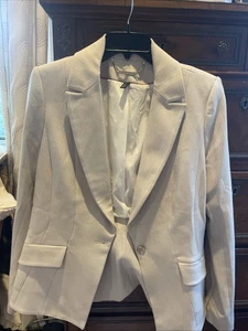 Blazer White House Black Market beige talla 8 nuevo sin etiquetas - Imagen 1 de 7
