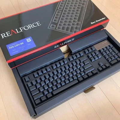 Topre Realforce R2S-USV-BK Silent US Keyboard Black Mechanical - Image 1 of 4