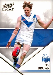 2018 North Melbourne Kangaroos AFL Select Legacy Card - Ben Brown - Picture 1 of 3
