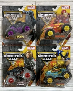 2025 Monster Jam 1:64 Marvel Series 4 Complete Set of 4 Spin Master - Bild 1 von 2