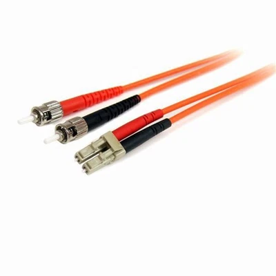 StarTech.com 2m Multimode 62,5/125 Duplex LC auf ST LWL / Glasfaserkabel - Bild 1 von 4